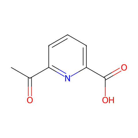 6-Acetylpyridine-2-carboxylic acid结构图
