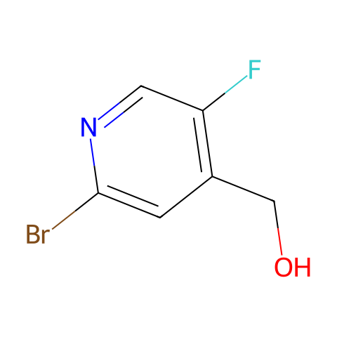 (2-溴-5-氟吡啶-4-基)甲醇结构图