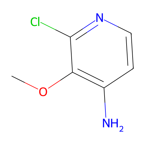 2-chloro-3-methoxy-pyridin-4-amine结构图