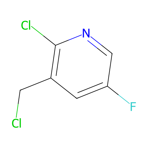 2-Chloro-3-chloroMethyl-5-fluoro-pyridine结构图