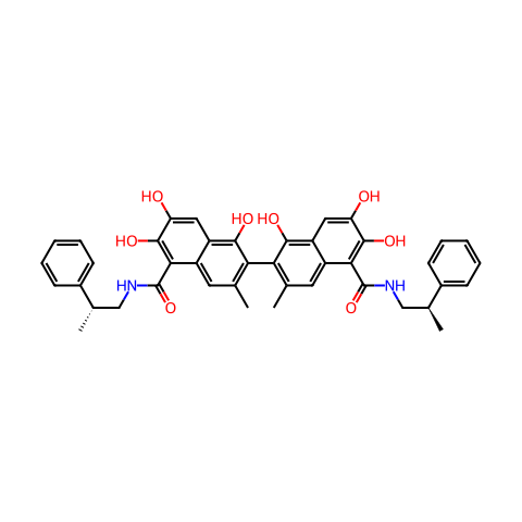 Sabutoclax,pan-Bcl-2抑制剂结构图
