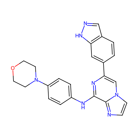 Entospletinib (GS-9973)结构图