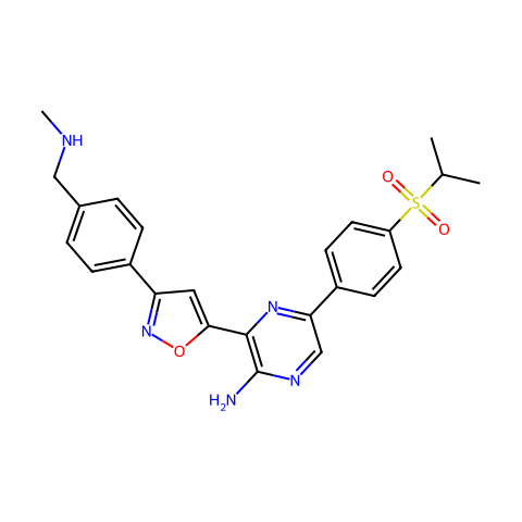 Berzosertib (VE-822)结构图