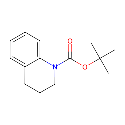 3,4-二氢喹啉-1(2H)-羧酸叔丁酯结构图
