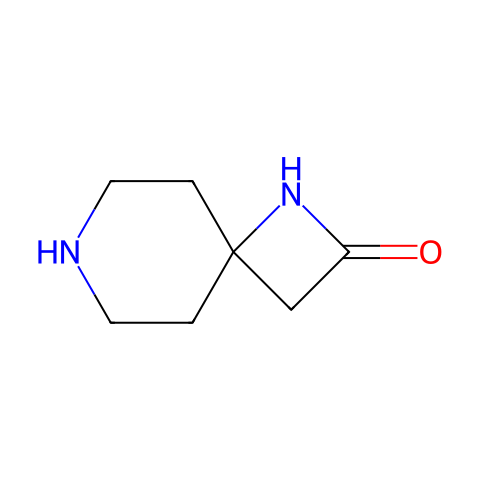 1,7-DIAZA-SPIRO[3.5]NONAN-2-ONE结构图