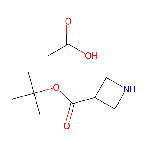 tert-Butyl azetidine-3-carboxylate acetate结构图
