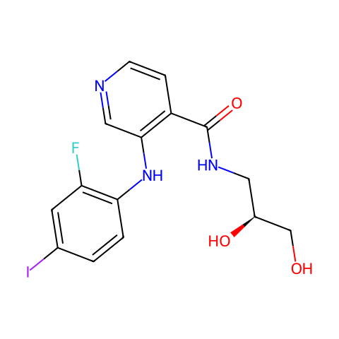 Pimasertib (AS-703026)结构图