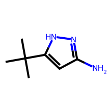 3-(tert-butyl)-1H-pyrazol-5-amine结构图