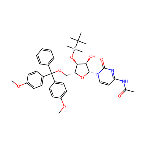 DMT-3'-TBDMS-AC-CYTIDINE结构图