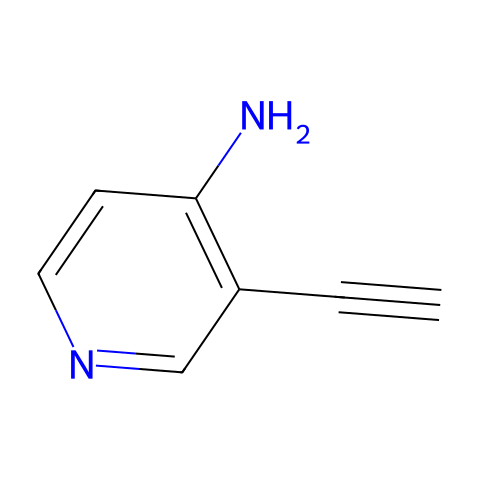 3-Ethynylpyridin-4-amine结构图