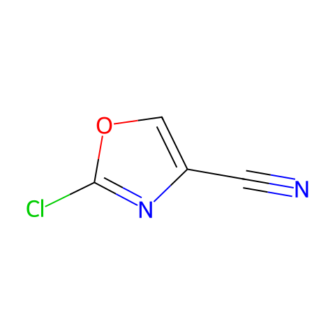 2-CHLOROOXAZOLE-4-CARBONITRILE结构图