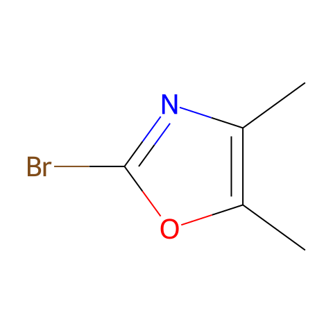 2-溴-4,5-二甲基噁唑结构图