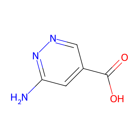 6-Amino-4-pyridazinecarboxylic Acid结构图