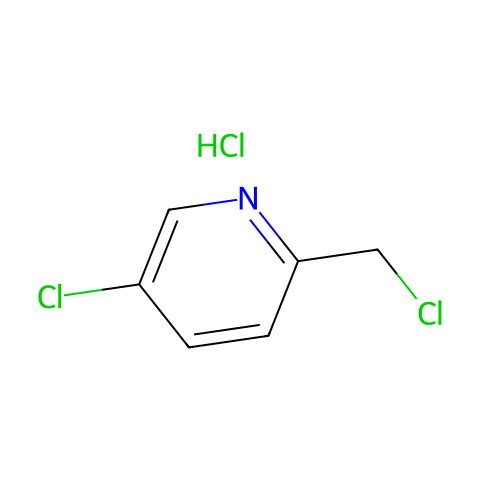 5-CHLORO-2-(CHLOROMETHYL)PYRIDINE HYDROCHLORIDE结构图