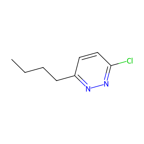 3-Butyl-6-chloropyridazine结构图