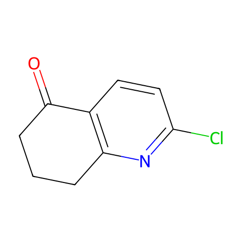 2-氯-7,8-二氢喹啉-5(6H)-酮结构图