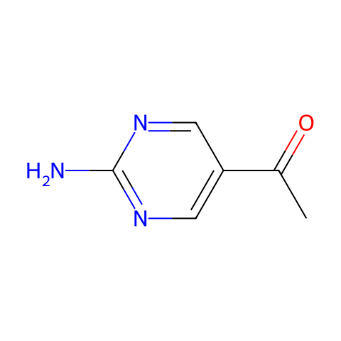 2-氨基-5-乙酰基嘧啶结构图