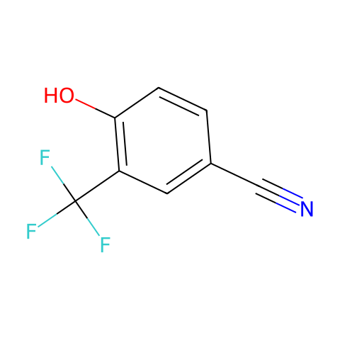 4-羟基-3-(三氟甲基)苯腈结构图