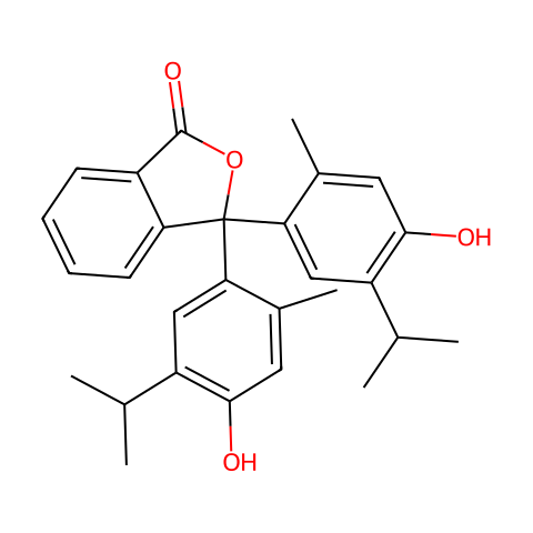 百里酚酞结构图