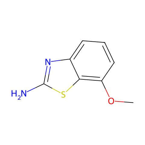 7-甲氧基苯并[D]噻唑-2-胺结构图