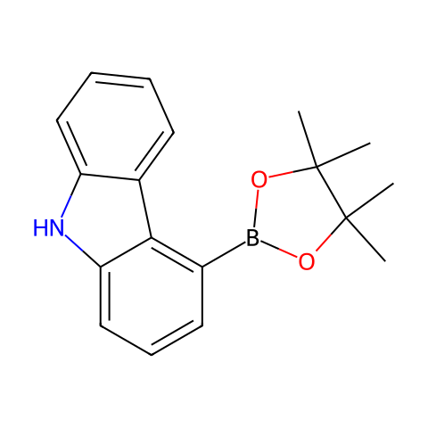 咔唑-4-硼酸频哪醇酯结构图