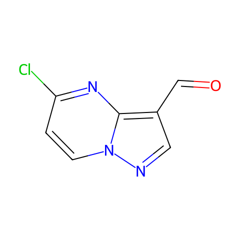 5-氯吡唑[1,5-A]嘧啶-3-甲醛结构图