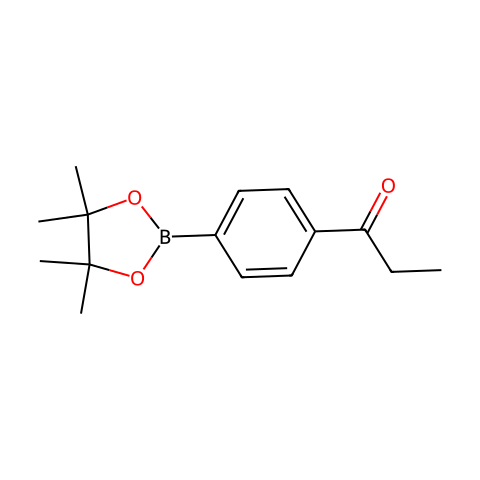 4-(PROPIONYL)PHENYLBORONIC ACID PINACOL ESTER结构图
