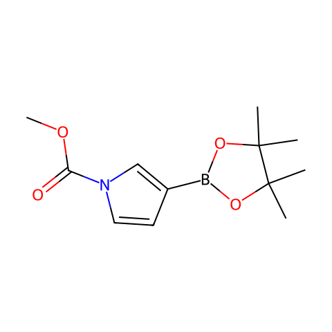 1-(METHOXYCARBONYL)PYRROLE-3-BORONIC ACID, PINACOL ESTER结构图