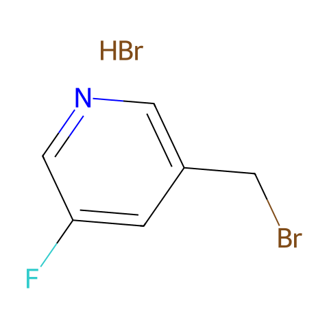3-(Bromomethyl)-5-fluoropyridine hydrobromide结构图