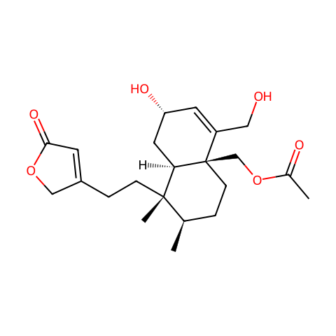 苦蒿素 分子结构图