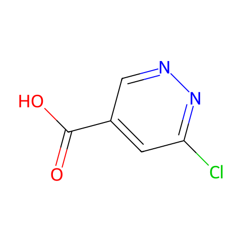 3-氯-5-羧酸哒嗪结构图