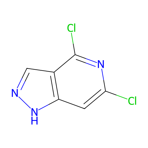 4,6-Dichloro-1H-pyrazolo[4,3-c]pyridine结构图