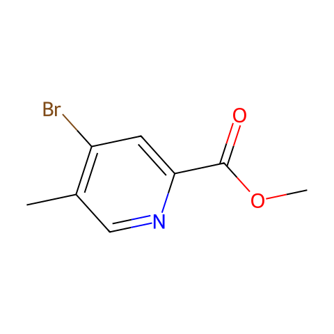 methyl 4-bromo-5-methylpyridine-2-carboxylate结构图