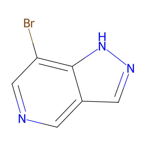 7-溴-1H-吡唑并[4,3-c]吡啶结构图