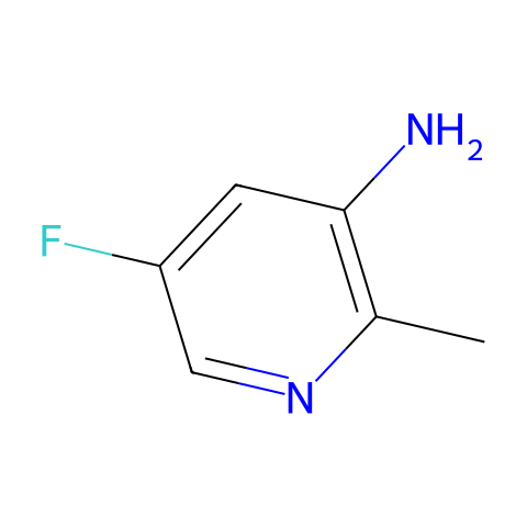 5-fluoro-2-methyl-pyridin-3-amine结构图