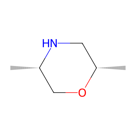(2S,5S)-2,5-二甲基吗啉结构图