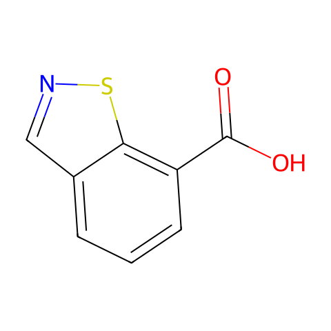 苯并[D]异噻唑-7-羧酸结构图