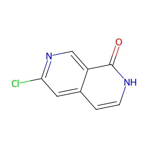 6-氯-2,7-萘啶-1(2H)-酮结构图