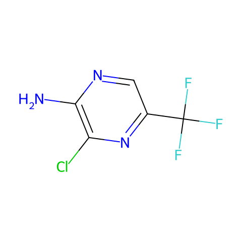 3-氯-5-(三氟甲基)吡嗪-2-胺结构图
