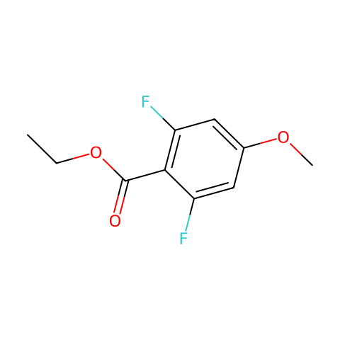 ethyl 2,6-difluoro-4-methoxybenzoate结构图