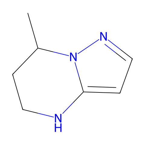 7-methyl-4,5,6,7-tetrahydropyrazolo[1,5-a]pyrimidine结构图