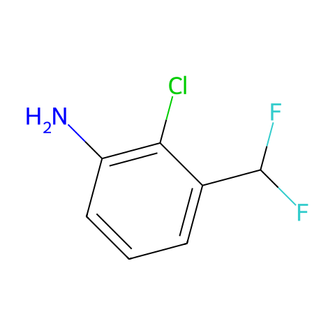 2-氯-3-(二氟甲基)苯胺结构图