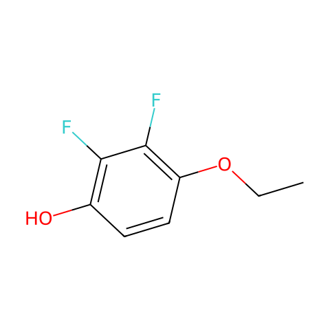 4-乙氧基-2,3-二氟苯酚结构图