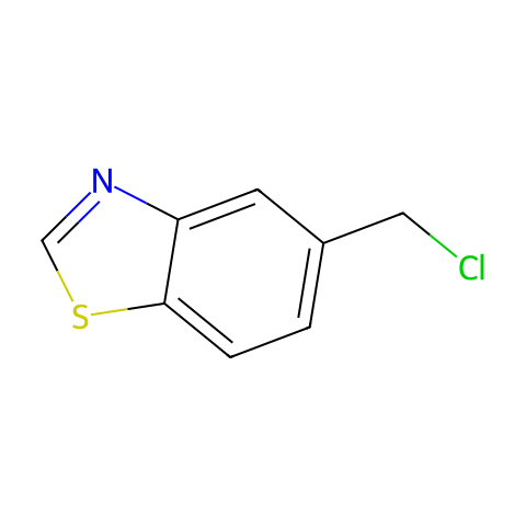 5-(Chloromethyl)benzo[d]thiazole结构图