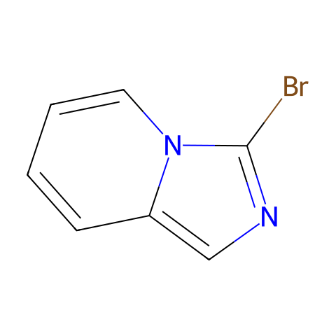 3-溴咪唑并[1,5-a]吡啶结构图