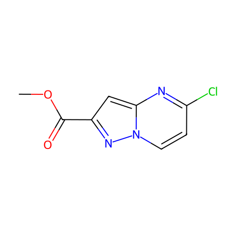 Methyl 5-chloropyrazolo[1,5-a]pyrimidine-2-carboxylate结构图