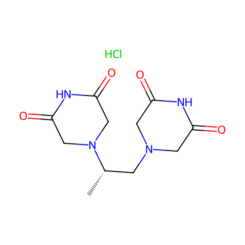 Dexrazoxane hydrochloride结构图
