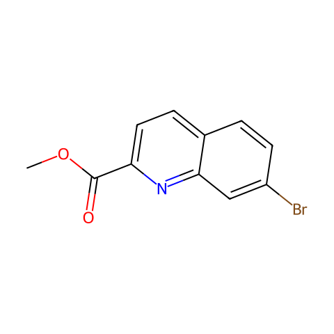 7-溴喹啉-2-羧酸甲酯结构图
