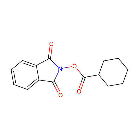 1,3-二氧代异吲哚啉-2-基 环己烷羧酸酯结构图