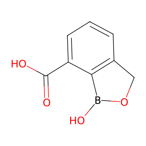1-羟基-1,3-二氢苯并[c][1,2]二氧硼杂环戊烷-7-羧酸结构图